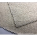 wool polyester twill blend boucle look twill fabric